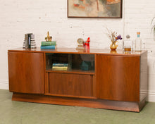 Load image into Gallery viewer, Mcm Walnut Sideboard with Opening
