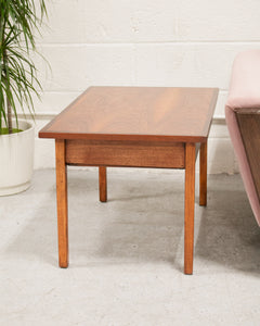 Restored Vintage Walnut Side Table