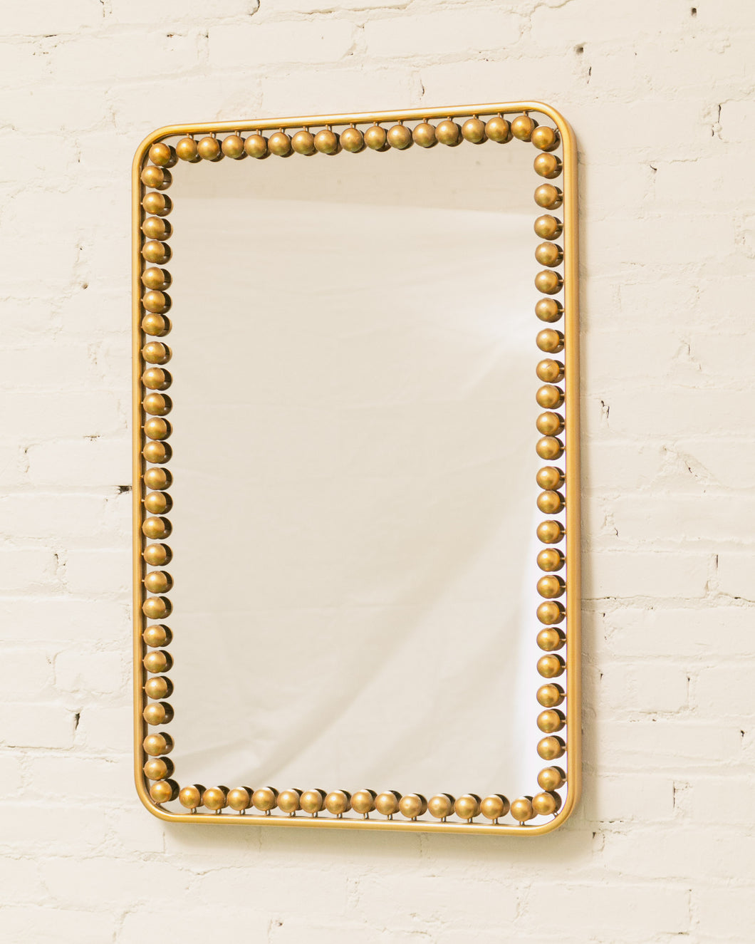 Rectangular Gold Decorated Mirror