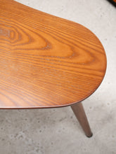 Load image into Gallery viewer, Walnut Boomerang Coffee Table with Round Legs
