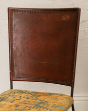 Load image into Gallery viewer, Leather And Iron Chair
