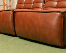 Load image into Gallery viewer, 2 Piece Juno in Recycled Leather Loveseat
