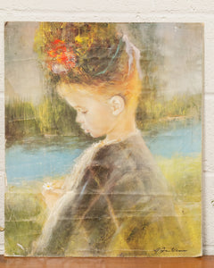 Little Girl Child Oil Painting