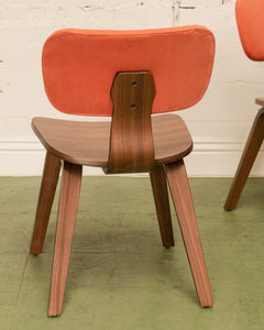 Bent Wood Dining Chair in Peach