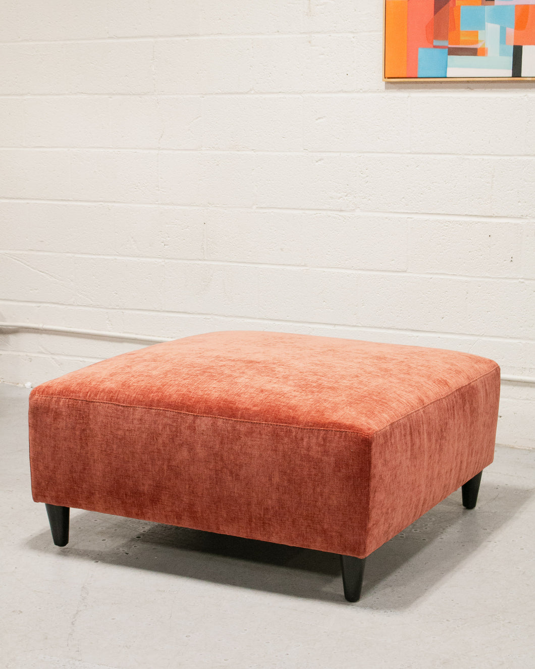 Chelsea Ottoman in Paprika