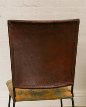 Load image into Gallery viewer, Leather And Iron Chair
