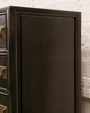 Load image into Gallery viewer, Antique Chest of 4 Drawers in Black
