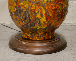 Glazed 1960’s Lamp