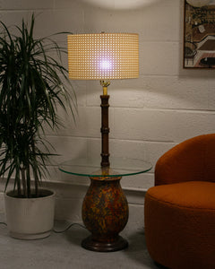Glazed 1960’s Lamp