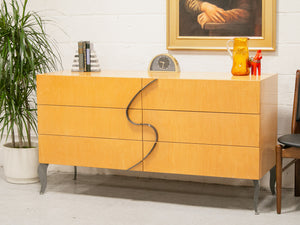 Maple Toned Postmodern Dresser