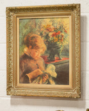 Load image into Gallery viewer, Auguste RENOIR Lady Sewing Print
