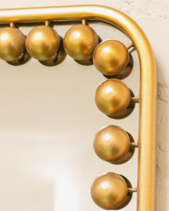 Rectangular Gold Decorated Mirror