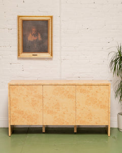 Burlwood Credenza