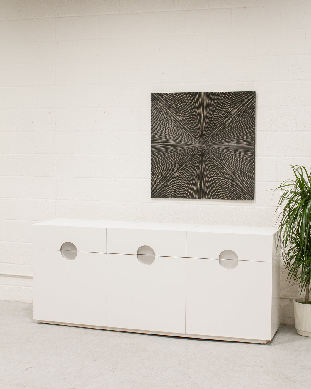 White Sideboard Bar by Willy Rizzo