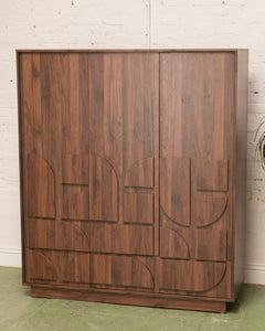 Oliver Brutalist Modern Armoire