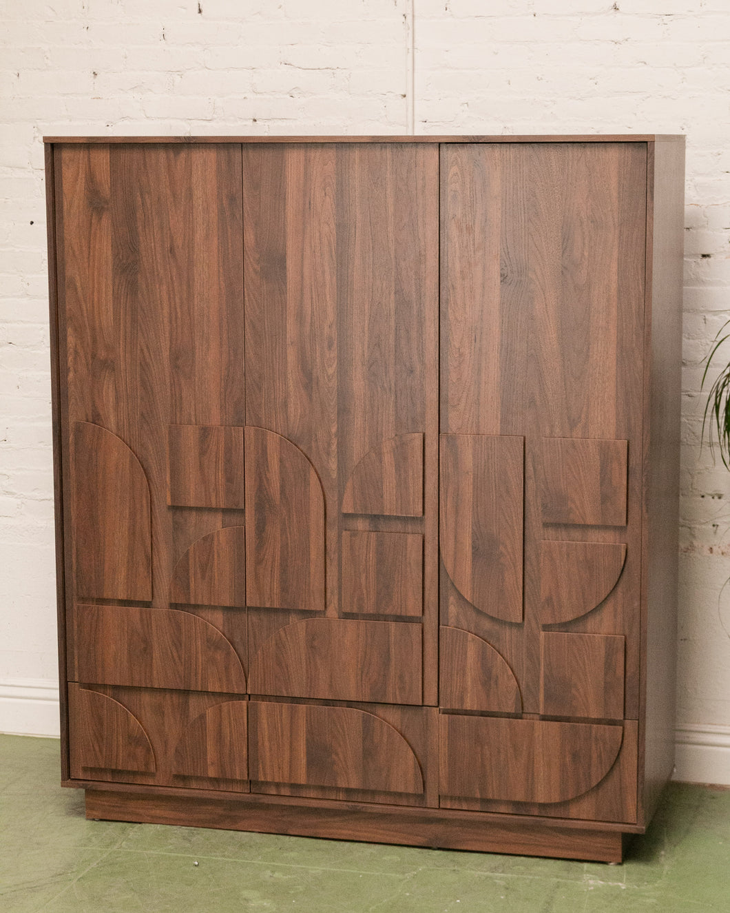 Oliver Brutalist Modern Armoire