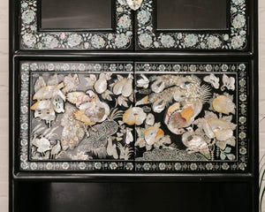 Black Mother of Pearl Cabinet