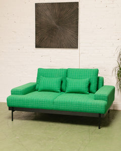 Lux Sofa in Kelly Green