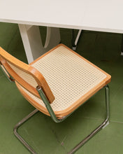 Load image into Gallery viewer, Blonde Rattan Modern Dining Chair
