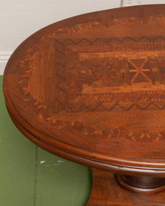 Italian Table 20th Century Marquetry Dining Table