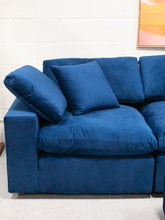 Load image into Gallery viewer, Adler Sectional in Cobalt Blue
