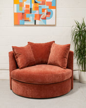 Load image into Gallery viewer, Bianca Swivel Chair in Contessa Paprika
