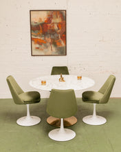 Load image into Gallery viewer, Olive Green Daisy Chair with White Base
