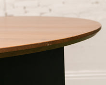 Load image into Gallery viewer, Round Walnut Table with Sculptural Base
