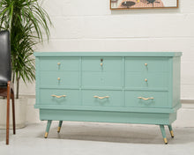 Load image into Gallery viewer, Aqua Vintage Chest
