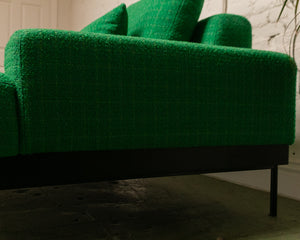 Lux Sofa in Kelly Green