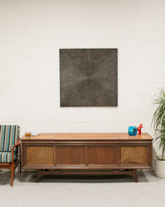Walnut General Electric Solid State Stereo Console