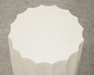 Speckled Scalloped Table