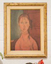 Load image into Gallery viewer, Modigliani Painting Girl With Braids (as-is)
