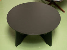 Load image into Gallery viewer, Black Oak Sculptural Base Coffee Table
