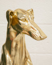 Load image into Gallery viewer, Gold Dog Statue
