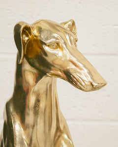 Gold Dog Statue