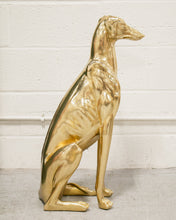 Load image into Gallery viewer, Gold Dog Statue
