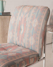 Load image into Gallery viewer, Milo Baughman Chair in Southwestern Fabric
