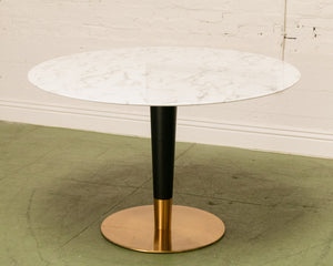 Madeline Faux Marble Round Dining Table