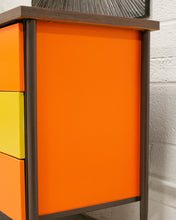 Load image into Gallery viewer, Orange and Yellow Dresser
