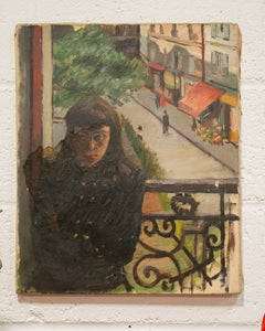 Girl on Balcony