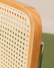 Load image into Gallery viewer, Blonde Rattan Modern Dining Chair
