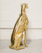 Load image into Gallery viewer, Gold Dog Statue
