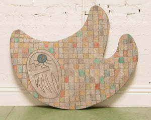 Mosaic Boomerang Art Piece