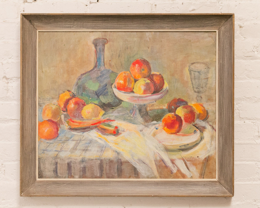 Impressionist Still Life Oil Painting Framed