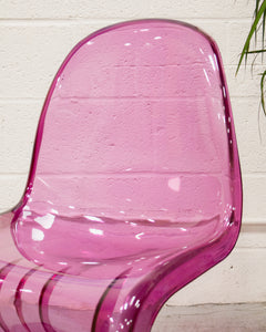 Magenta Acrylic Chair