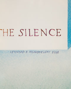 Leonard Konopelski Its Just Waves Colliding Against the Silence Poster Framed