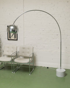 Chrome Arc Lamp