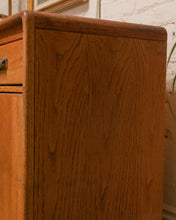 Load image into Gallery viewer, Vintage Oak boho Buffet Sideboard Credenza
