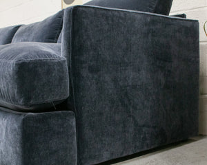 Michonne Sectional Sofa in Amici Indigo